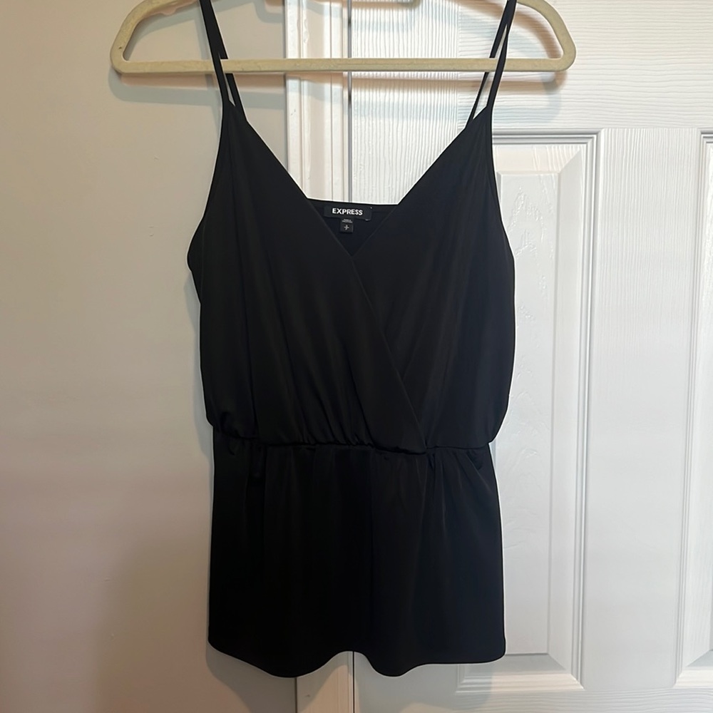 Express black tank top